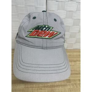 Vintage Mountain Dew Adjustable NASCAR Racing Cap, Dale Jarrett # 88 Clean